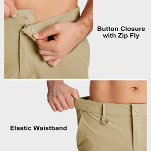 Short de randonnée pour homme, séchage rapide, léger, tissu extensible, style cargo, pour la pêche, les voyages, le travail et les loisirs - Product Image 5