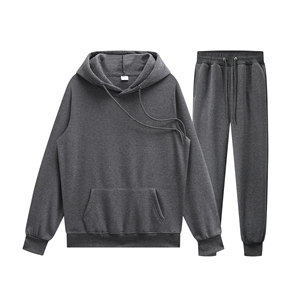 Nouvel ensemble de survêtement sportif en polyester 280g de haute qualité pour hommes, respirant, avec sweat à capuche et pantalon, logo imprimé, OEM - Product Image 5