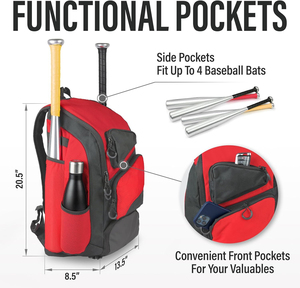 Mochila de Neopreno para Béisbol, Compacta, Personalizable con Logotipo, Color y Tamaño, para Entrenadores Masculinos, Venta al Por Mayor - Product Image 5