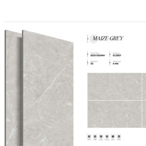 กระเบื้องพอร์ซเลนรอยัลไฮกลอสขนาด 800x1600 1200x1800 750x1500 มม. ออกแบบมาเพื่อการใช้งานในที่อยู่อาศัยและพื้นที่เชิงพาณิชย์ที่ทันสมัยและขนาดใหญ่ - Product Image 1