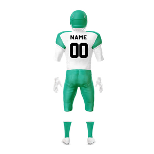 Men’s American Football Training Uniform Set Long Sleeve Football Jersey with Pants Moisture Wicking Breathable Sports Apparel - Product Image 6