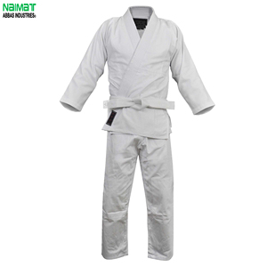 Diseño Personalizado, Gi de BJJ con Abertura Lateral, Borde en Contraste, Logotipo Frontal, Transpirable, Duradero, Poliéster/Algodón, Conjunto Deportivo Unisex para Adultos - Product Image 1