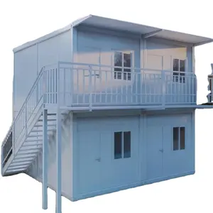 Vorgefertigtes Haus 2-stöckige australische Büro container im Freien 20 Fuß Wohnhaus