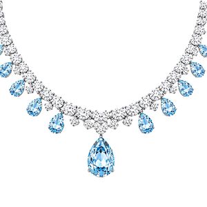 จี้เพชรรูปทรงลูกแพร์ Veer Diamond V-09 ประดับมุกน้ำจืด ชุบทองคำขาว พร้อมใบรับรอง IGI เหมาะสำหรับทุกเพศทุกวัย หรูหรา สำหรับโอกาสพิเศษ - Product Image 3