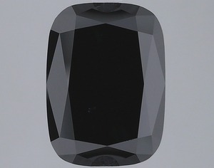 3.49 Carat <b>Cushion</b> Cut Lab Grown Diamond Fancy Black FL IGI Certified CVD Loose Diamond Wholesale for Jewelry Making - Product Image 1