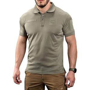 Camiseta Polo Táctica Personalizada con Logotipo para Hombre, Transpirable, de Secado Rápido, Uniforme Deportivo para Equipos, Proveedor Mayorista - Product Image 1