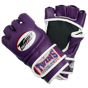 Guantes de Entrenamiento MMA, Guantes de Cuero con Dedos Descubiertos para Boxeo, Grappling y Entrenamiento Físico - Product Image 5