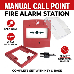 Pulsador Manual de Alarma Contra Incendios, Aprobado por LPCB, para Sistemas de Alarma de Incendios en Edificios, Gran Venta - Product Image 2