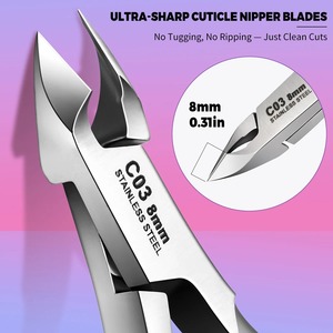 1 cortaúñas profesional. Herramienta multiusos para cortar uñas, cortacutículas, para el cuidado de las uñas en casa. 4 herramientas profesionales vendidas - Product Image 6