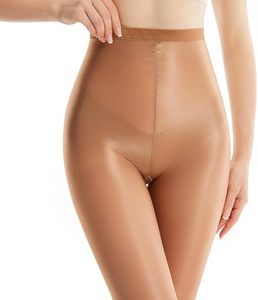 Women's Shimmer Seamless Dance Leggings High Waist Shaping <b>Tummy</b> <b>Control</b> Mesh Fabric Nylon/Spandex Casual Full Length for All - Product Image 3