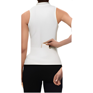 Women's <b>Golf</b> Tank <b>Top</b> Heated Breathable Quick Dry Lightweight Windproof Waterproof Quilted Puffer Insulated <b>Sleeveless</b> Full Zip - Product Image 2