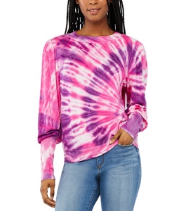 Venta al por mayor de moda callejera para mujer, sudadera lisa, jersey de cuello redondo de gran tamaño, estilo informal para invierno - Product Image 4