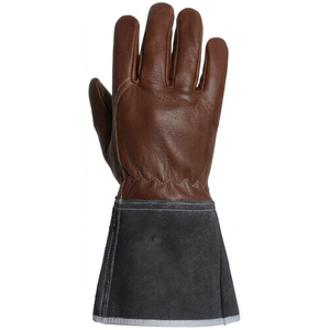 Guantes de soldadura de cuero premium resistentes al calor, guantes de soldadura MIG TIG de alta resistencia para uso industrial, protección contra altas temperaturas - Product Image 5