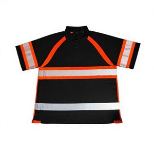Customize Design Polyester Safety Polo Shirt His Vis Safety High Visibility Polo T Shirt Short Sleeve Men's Safety Polo Shirt - Product Image 5