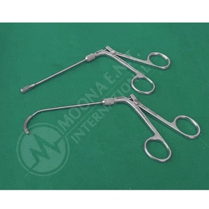 Ensemble de forceps chirurgicaux ORL comprenant un forceps à morsure dorsale pour l'antre et un forceps de préhension type girafe pour les interventions nasales et sinusoïdes - Product Image 2