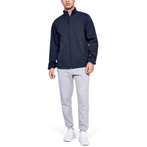 <b>Men's</b> Navy Softshell <b>Jacket</b> Zip Fly Stand Collar Windproof Windproof Outdoor Wear Regular Fit Softshell <b>Jacket</b> Cheap Price - Product Image 2