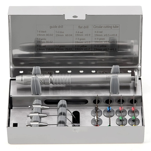 Système d'extraction de fiches endodontiques cassées PENTAX SURGICAL de qualité supérieure, kit d'extraction de fiches de canal radiculaire dentaire en acier inoxydable CE - Product Image 1