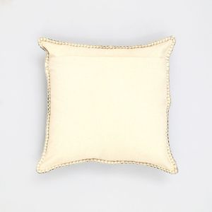 Cuscino Decorativo in Velluto di Cotone Stonewashed 19X19 con Bordi Cuciti a Mano - Product Image 4