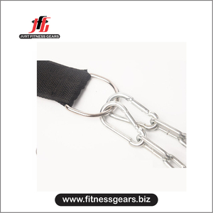Cinturón de Cuero JUST FITNESS GEARS, Personalizado, Resistente, Antideslizante, con Hebilla y Cadena, para Levantamiento de Pesas, Entrenamiento de Fuerza, Soporte para la Espalda - Product Image 5