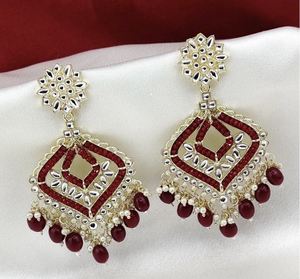 Pendientes de Moda al por Mayor para Mujer, Chapados en Oro, con Cristales y Diamantes de Imitación, para Bodas, Fiestas y Regalos - Product Image 2