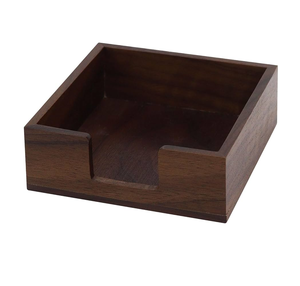 Desk Organizer Wood Sticky Note <b>Pad</b> Holder Pen pencil holder crafts Desktop Accessories Wood Sticky Notes Holder - Product Image 3