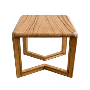 Table basse à pieds arqués, style scandinave, moderne, en bois de Suar, design de cadre incurvé de haute qualité, meuble d'appoint pour salon - Product Image 2