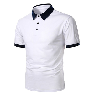 Chemises décontractées pour hommes à manches courtes en tissu PK spécial respirant 100 % coton, grandes tailles, avec logo brodé personnalisé - Product Image 6