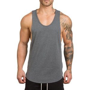 <b>Men</b>’s <b>Muscle</b> Tank <b>Top</b>, Sleeveless Cut-Off Workout Shirt, Bodybuilding Gym Stringer T-Shirt for Fitness Training - Product Image 6