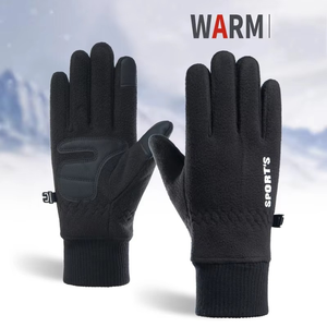 High-quality Anti Slip Windproof Winter Gloves Warm Touch Screen Thermal <b>Battery</b> <b>Heated</b> Cycling Gloves - Product Image 6