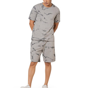 Ensemble chemise et short pour homme, tissu respirant, tenue d'été, coupe décontractée, deux pièces, vêtements décontractés, léger, mode streetwear, voyage - Product Image 1
