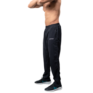 Pantalon cargo pour homme, écologique, séchage rapide, respirant, tissu en mélange de coton et de polyester, taille élastique, poches profondes, décontracté, pour tous les jours - Product Image 1