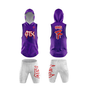 Conjunto de Uniforme de Fútbol Sublimado Personalizado 7v7, Equipación de Fútbol 7on7, Jersey de Compresión, Pantalones Cortos, Mochila Ligera de Secado Rápido para Equipo - Product Image 2