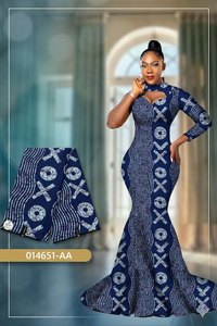 Tissu en coton imprimé africain Ankara Kitenge, conception de logo personnalisée pour la production de vêtements, service d'usine OEM ODM en gros - Product Image 6