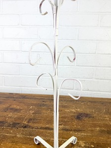 Decorative Iron <b>Mug</b> <b>Tree</b> Holder Stand With Multiple Curved Hooks Freestanding Coffee Cup Hanging Storage Rack Kitchen Countertop - Product Image 4