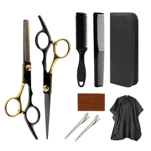 Ensemble de ciseaux de coiffure personnalisés en gros, ciseaux à effiler pour salon, ciseaux de barbier par ANAAIF ENTERPRISES - Product Image 1