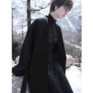 Nuevos Abrigos de Plumón de Moda para Mujer, Abrigo Largo de Lujo ELYSIAN KIMONO, 11% Poliéster, 850 gramos, 89% Triacetato, Abrigo Largo de Cachemira para Mujer - Product Image 4