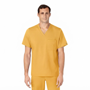 Custom Made Comfortable Woven Spandex Medical <b>Scrub</b> Shirts <b>Plus</b> <b>Size</b> Lightweight Hospital Uniforms for Sale - Product Image 6