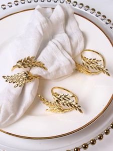 Juego de Servilleteros de Lujo en Forma de Corona Dorada para Decoración de Bodas, Porta Servilletas Metálicos para Eventos y Banquetes - Product Image 3