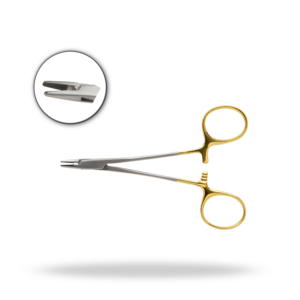 Derf TC Needle <b>Holder</b> 12cm Serrated Tip Neuro Spine Surgical Instrument For Suturing - Product Image 1