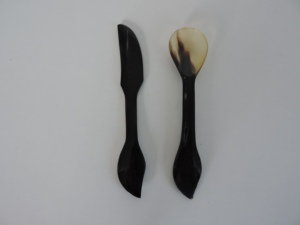 Best Design Eco-Friendly Horn <b>Salad</b> <b>Servers</b> Set of 2 Handmade From Natural Buffalo Horn Dishwasher Safe for Home Kitchen - Product Image 5