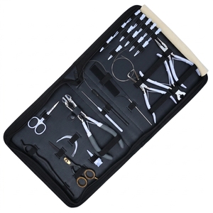 Wholesale Hair Extension Tools Set Micro Link Removal Tape In Extension Pliers Bond Cutter Sewing <b>Needles</b> Sectioning Clips - Product Image 1