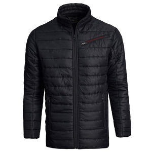 Chaqueta de Invierno Impermeable para Hombre, de Alta Calidad, con Capucha, Logotipo Personalizado, Estilo Urbano, Negra, con Cremallera Resistente al Viento - Product Image 5