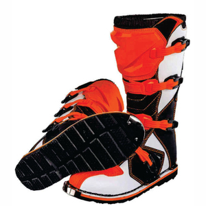 Bottes de course pour moto haute performance HIKE IMPEX – Bottes de protection antidérapantes avec protège-tibias et soutien de la cheville - Product Image 1