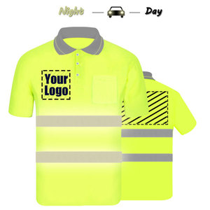 High Visibility Regular Fit Security Work Uniform Reflective Stripes Construction Safety Polo Shirts by <b>Star</b> Crystal Enterprises - Product Image 5