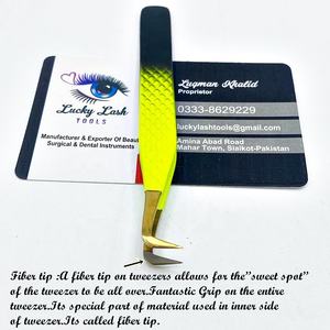 Volume pince à cils pointes de fibres greffage de cils pince à épiler nano poignée pince à épiler professionnelle 90 45 degrés russe extension de cils pince à épiler - Product Image 2