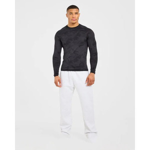 Camiseta Deportiva Casual de Manga Larga para Hombre, con Estampado de Camuflaje, Cuello Redondo, de Secado Rápido, Tejido de Poliéster - Product Image 3