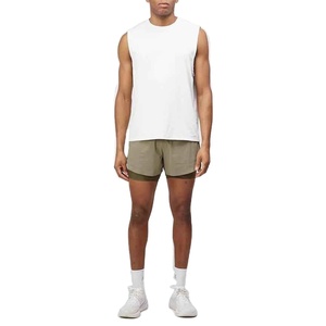 Shorts de sport pour hommes sur mesure, séchage rapide, polyester respirant, entraînement, fitness, athlétisme, logo OEM - Product Image 2