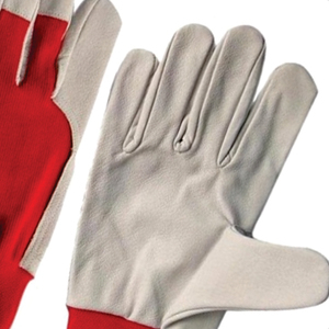 Gants de travail en cuir respirant Holy Signs International HSI-0012 de 10 pouces, avec manchette de sécurité, résistants aux déchirures et aux perforations - Product Image 4