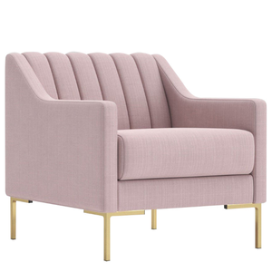 Canapé-lit simple en mousse douce et confortable, couleur rose pâle, idéal pour l'intérieur - Vente flash ! - Product Image 2