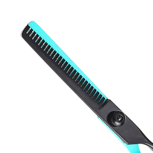 Tijeras de Entresacar Cabello de 6 Pulgadas al por Mayor, Acero Inoxidable, Texturizadoras, Dientes Anchos, 28 Dientes, Duraderas, para Barbería y Peluquería - Product Image 3